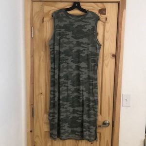 Camo tank dress